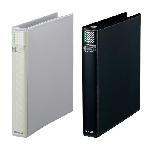 LIHIT LAB.NOIE-STYLE A4 Binder with Plastic Sleeves, Sheet Protector  Binder, Portfolio Folder, Ideal for Office/school/classroom